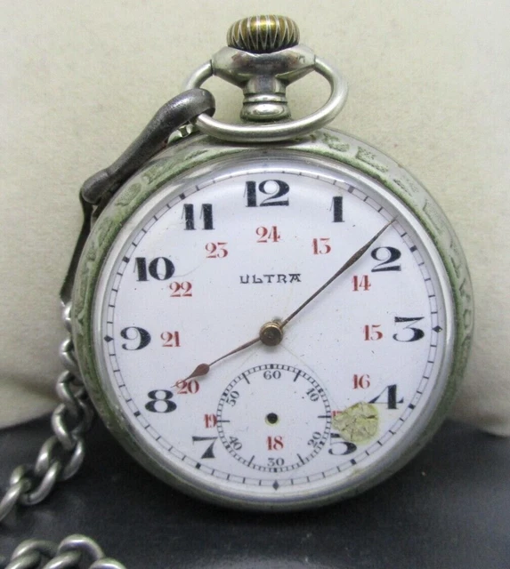 Montre Gousset Ancienne Electra - Mécanique à Remontage Manuel - Fonctionne - Occasion