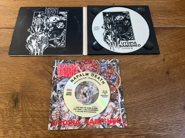 napalm death / Uptopia Banished/ Limited Edition Digitak Cd / With Bonus 3”cd