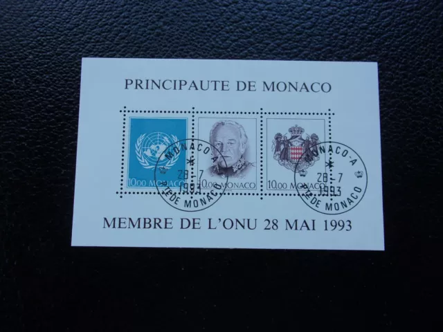 MONACO - timbre yvert/tellier bloc n° 62 obl (Z42)