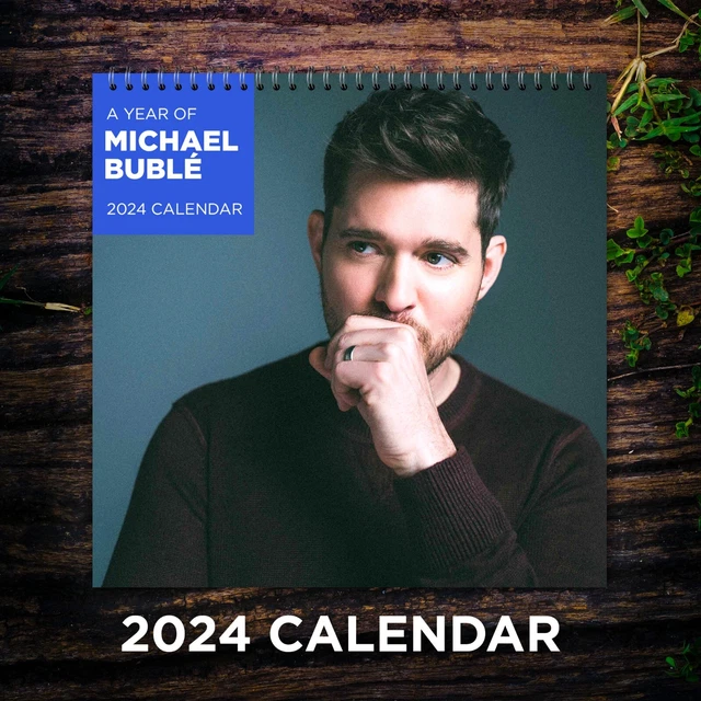 MICHAEL BUBLÉ CALENDAR 2024, Michael Bublé 2024 Celebrity Wall Calendar