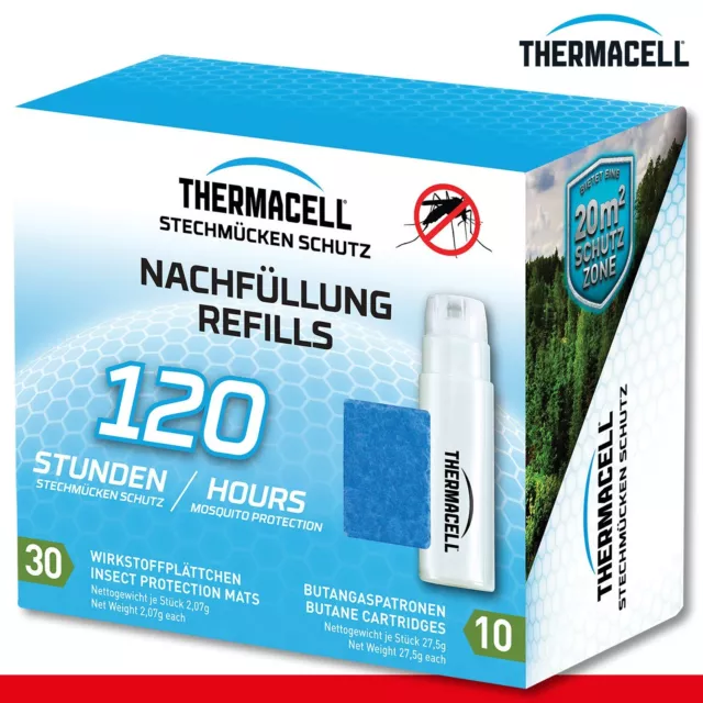 Thermacell Répulsif des Moustiques Pack de Recharge 120 Heures Protection