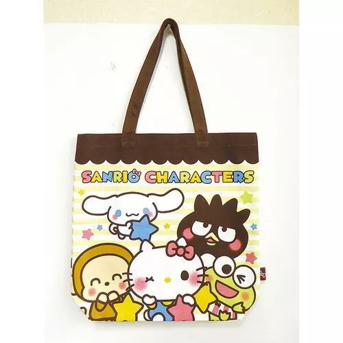 Sanrio Characters Shoulder Tote Bag Hello Kitty Cinnamoroll Batsumaru Japan Only