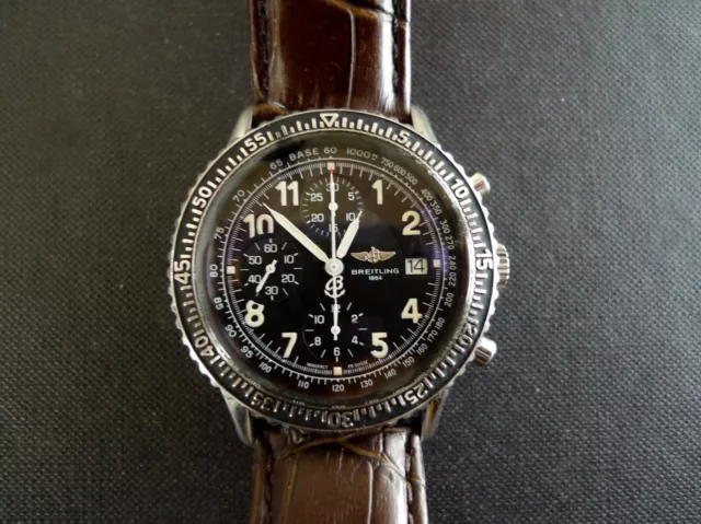 Vintage Breitling Aviastar Automatic Chronograph 41mm Men's Watch A13024