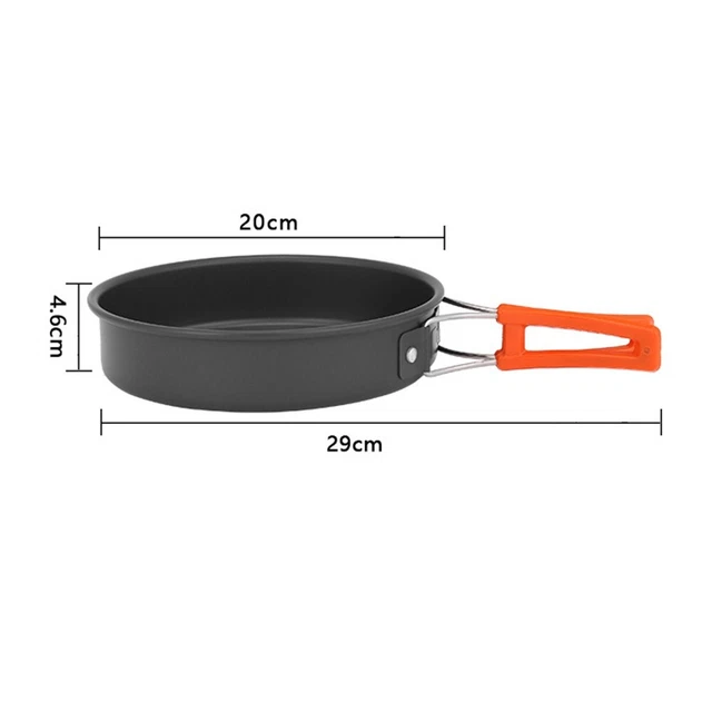 Ensemble poêle antiadhésive en aluminium pour 23 personnes camping expérience