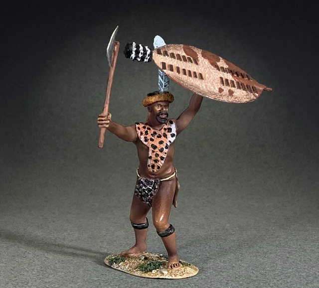 BRITAINS ANGLO ZULU War 20213 Senior Zulu Warrior With Axe £40.64 ...