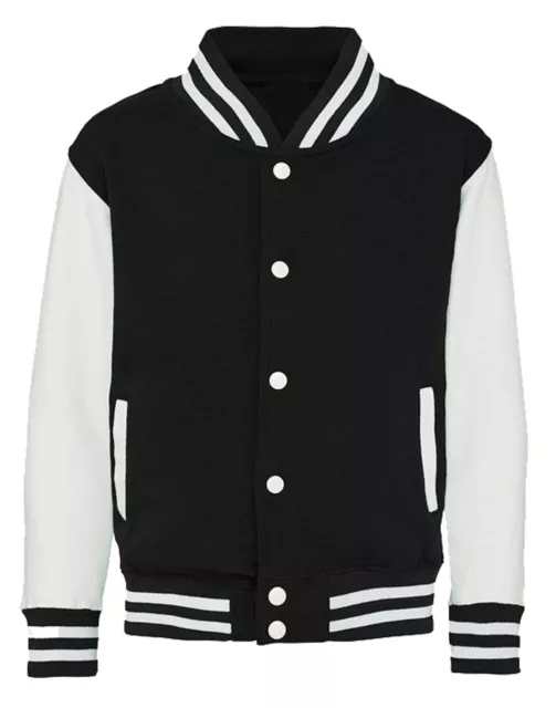 Klassische »VARSITY JACKET« Retro KIDS COLLEGE Baseball JACKE Unisex Rockabilly