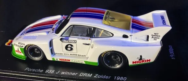 Porsche 935 J Winner DRM Zolder 1980 SPARK 1/43 3