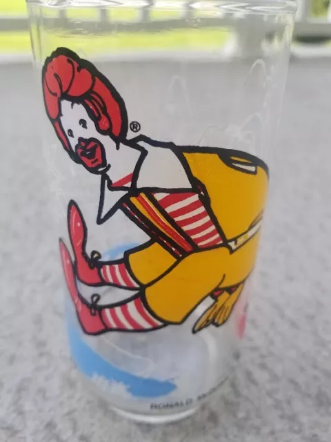 Vintage 1977 Ronald Mcdonald Drinking Glass