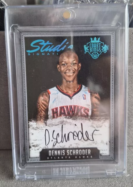 Dennis Schröder On Card Auto 2014-15 Court Kings Studio Signatures /25