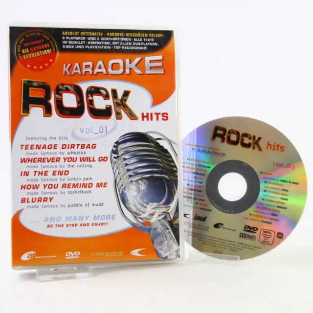 DVD Disc Film DVD  Karaoke Rock Hits Vol.1 Gut