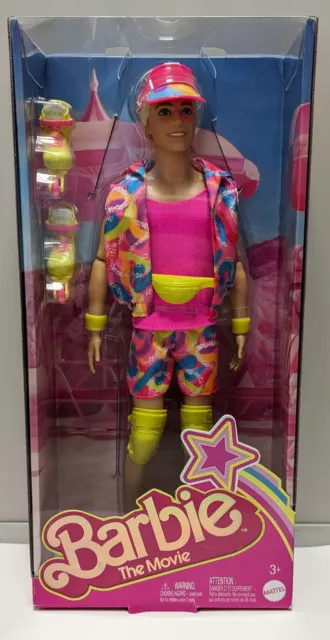 Barbie The Movie In-Line Skating Outfit Collectible Ken Doll with Visor,  Knee Pads & Inline Skates