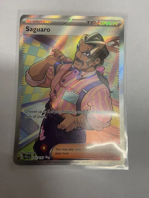 SAGUARO 255/193 POKEMON S&V Paldea Evolved Completo Arte Ologramma