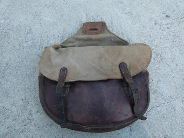 Rare Monosac modèle 1916 de selle cavalerie Francaise Harnachement