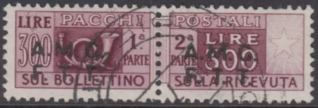 Italy Trieste A (AMG-FTT) - Pacchi Sassone n.11 used cv 840$