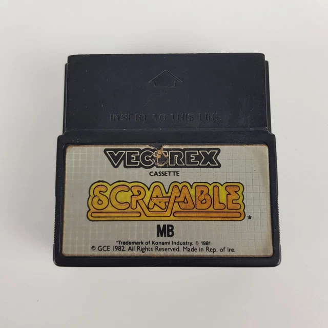 VENDS CASSETTE JEU VECTREX SCRAMBLE en TBE - Jeux vidéo