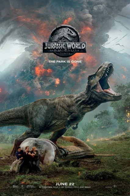 Jurassic World Movie HQ Poster choose your size A4, A3 and A2 poster only