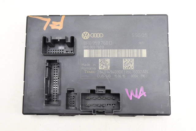 2010-2017 AUDI Q5 - Front LEFT SEAT Adjustment Control Module 8R0959760D