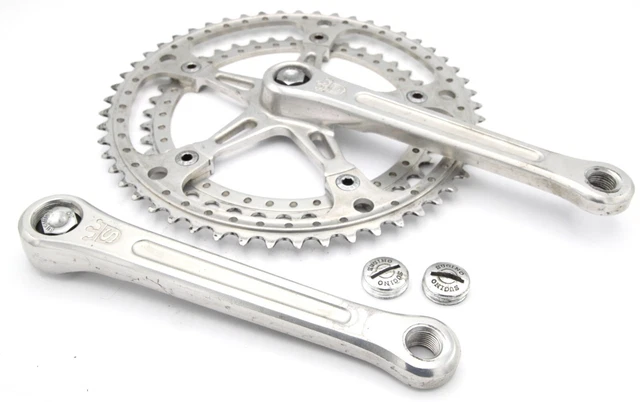 Velo Vintage Course Pédalier Campagnolo Record NOS 10 Vitesses Bras 175mm Alu Plateau 586436