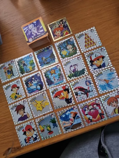 Rare 1999 Pokemon  Artbox Series 1 Stickers Complete Set X150 - Pack Fresh NM