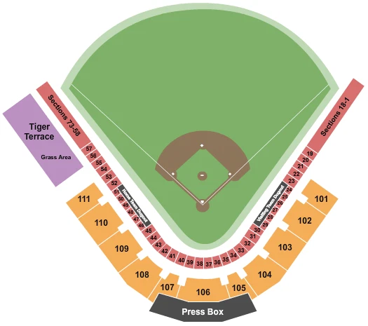 2 Tickets Auburn Tigers vs. LSU Tigers Baseball 5/6/23 Plainsman Park Auburn, AL 2