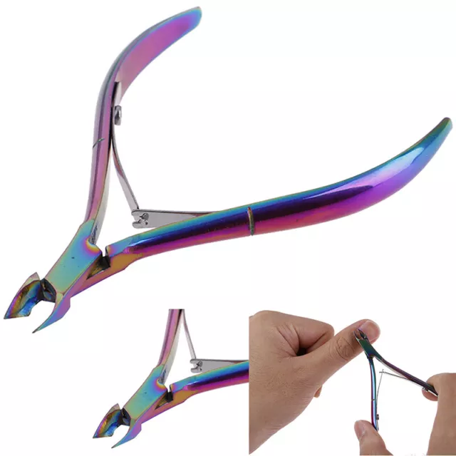 1pcs Nail Art Cuticle Nipper Cutter Pedicure Clipper Stainless Steel Tool#km