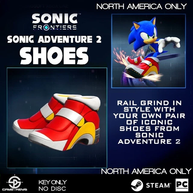SONIC FRONTIERS Sonic Adventure 2 (soap) SHOES Steam Key PC North