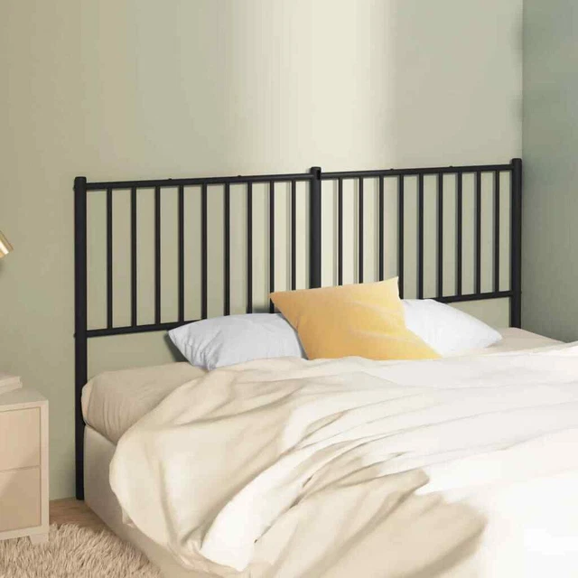 Testiera in Metallo Nero 150 cm