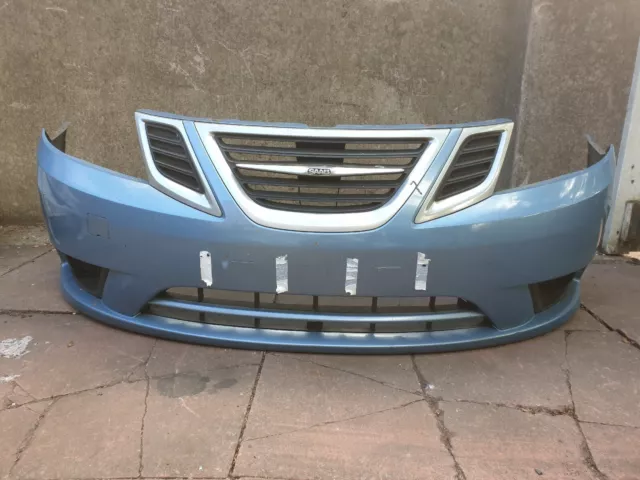 Saab 93 9-3 Facelift Blue Front Bumper 2007-2012