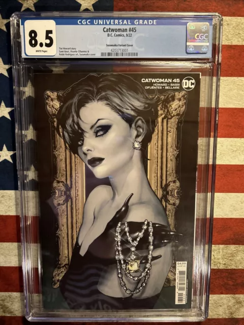 Catwoman #45 (Sozomaika 1:25 Ratio Variant) Dc Comics~ Cgc 8.5
