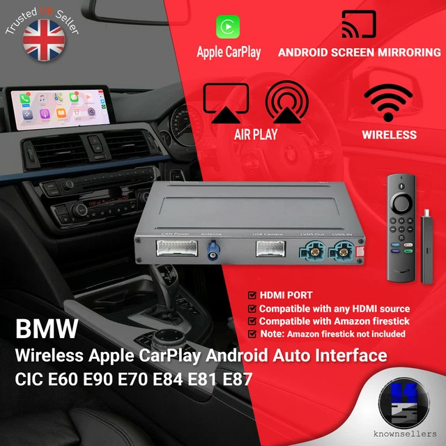 CIC WIRELESS APPLE CarPlay Android Auto FOR BMW RETROFIT E60 E90 E70