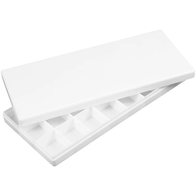 Paleta de colores pintura acrílica con soporte de paletas de pintura de 24 pozos