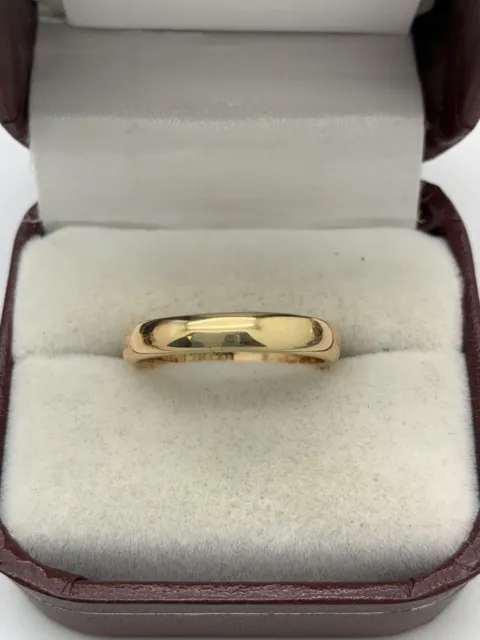 Auth Tiffany&Co. Ring True Band US6.75-7 18K 750 Yellow Gold