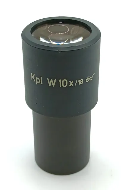 Carl Zeiss Germany  Microscope Eyepiece  KPL W10x/18 No: 46 40 42 – 9903