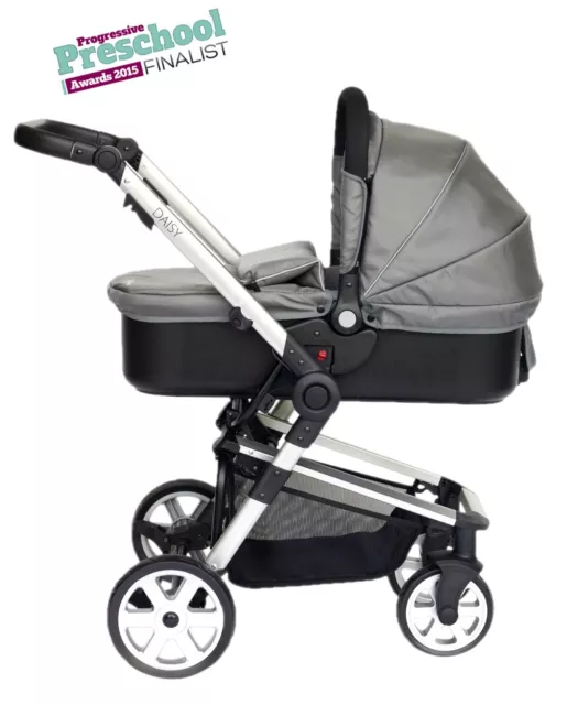 Système de voyage DAISY en GRIS, 3 en 1 incl. Siège auto + base isoFIX GRATUITE et sac maman 2