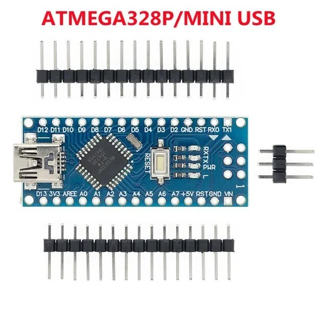 ARDUINO NANO V3 Mini USB Compatible 16Mhz ATMEGA328P CH340 USB 5V £4.75 ...