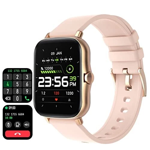 Findtime Smartwatch zum Telefonieren mit Lautsprecher, 1,7-Zoll-Touchscreen, dir