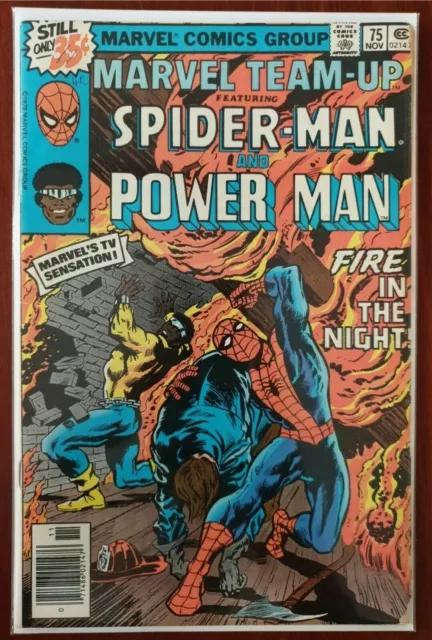 Marvel Comics Group Marvel Team Up Featuring Spiderman and Power Man #75 1978