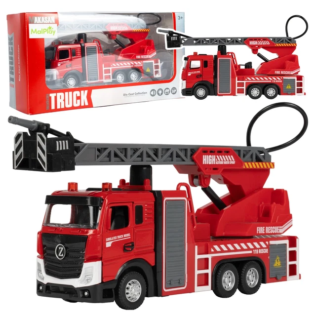 Jouet de Camion de Pompiers, Jouet de Camion de Pompiers Télécommandé Simple à Utiliser avec Lumières et Effets Sonores pour Cadeaux pour Garçons #1,#2,#3 Jouet de Camion de Pompiers, Jouet de Camion de Pompiers Télécommandé Simple à Utiliser avec Lumières et Effets Sonores pour Cadeaux pour Garçons #1,#2,#3
