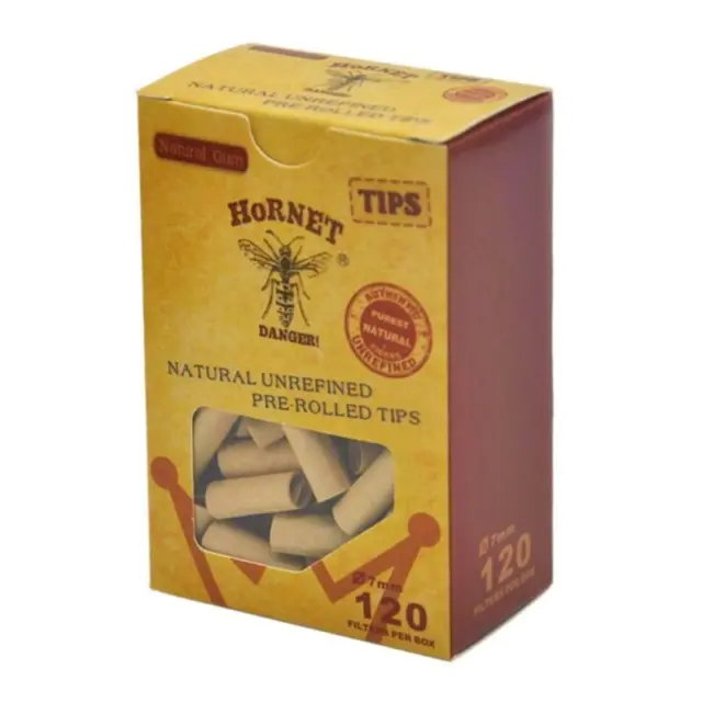  Papel de liar para cigarrillos con puntas de filtro, papel de  liar orgánico sin refinar, tamaño 1.25, 1 1/4, 300 unidades (paquete de 6)  : Salud y Hogar