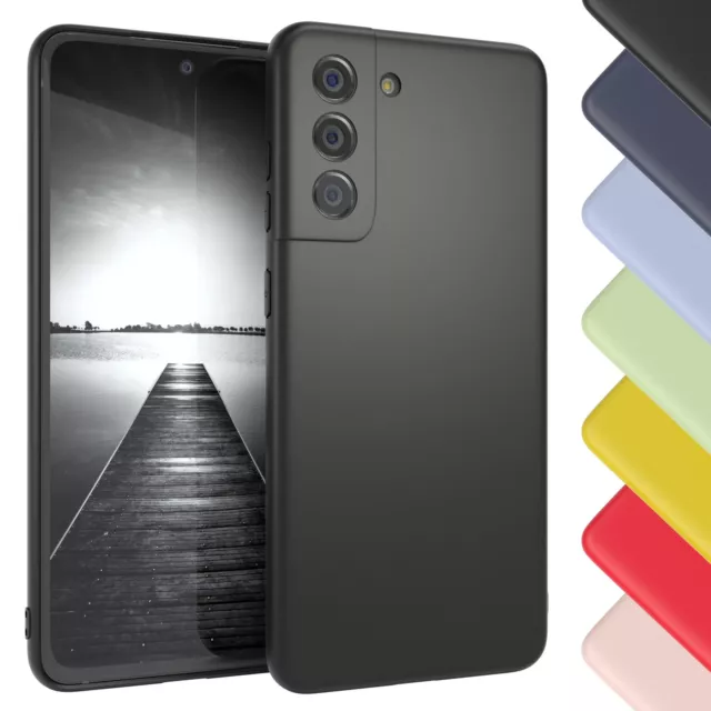 EAZY CASE für Samsung Galaxy S21 FE 5G Hülle Silikon Schutzhülle Slim Backcover
