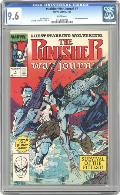 Punisher War Journal #7 CGC 9.6 1989 0152798008