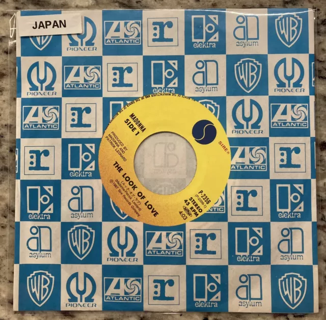 MADONNA! Japan 7”! Vinyl EX! Look of Love! Vinyl Only