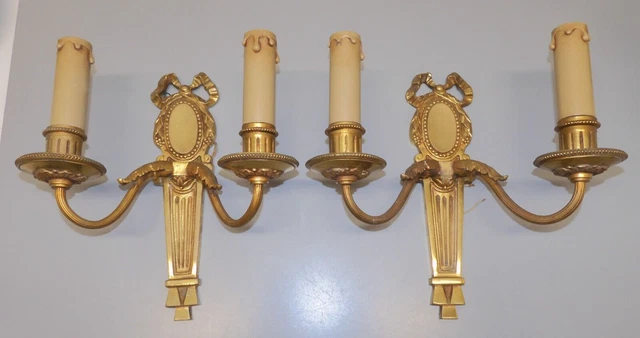 Triptyque Baroque - Pendule Et 2 Chandeliers 5 Flammes - Style Luigi XVI