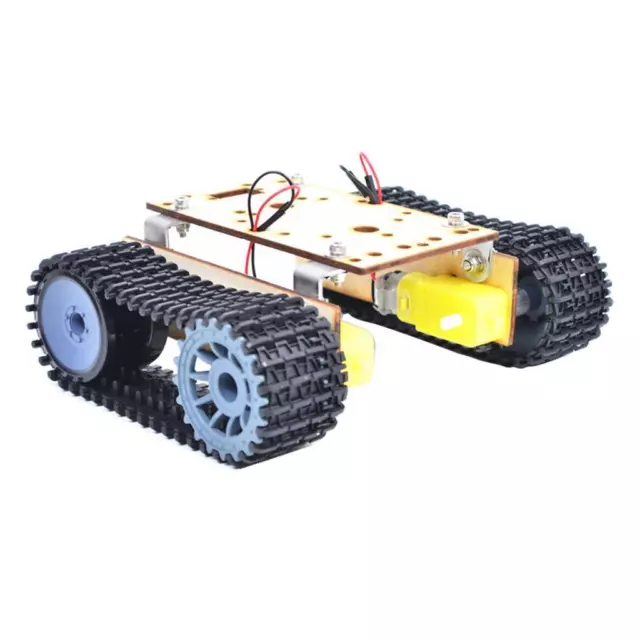 Legierung Tank Chassis Track Kit DIY Roboter Kinder Wissenschaft Spielzeug mit