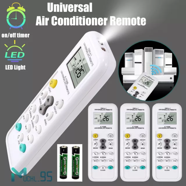 Reposición de control remoto universal de aire acondicionado