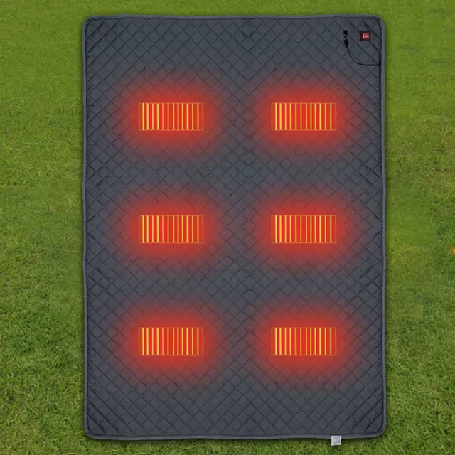 Electric Heated Pad USB Powered Sleeping Mattress Heated Mat for Outdoor Camping
