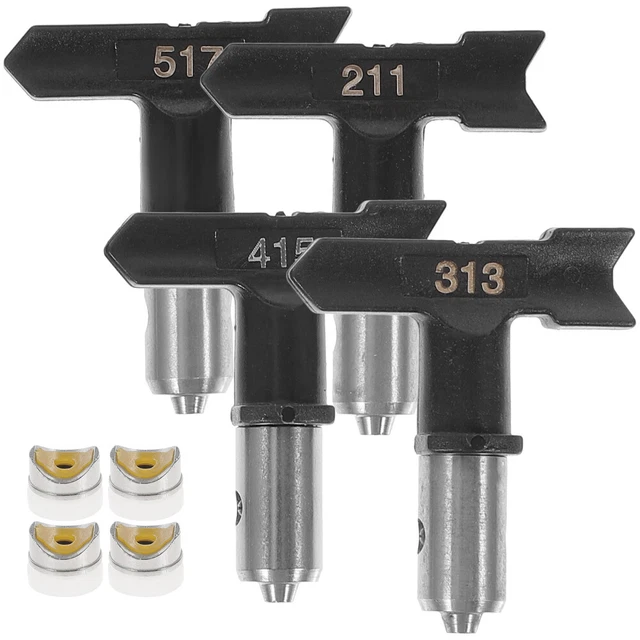 4 pz accessori per spruzzatori pittura pistola a spruzzo ugello ugello aria colore spray