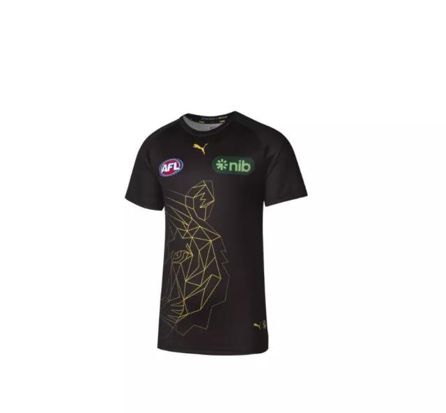 AFL 2024 Warm Up Top - Richmond Tigers - Adult - Mens - T-Shirt - Tee