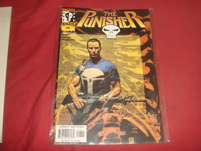 PUNISHER #8 Garth Ennis Marvel Knights  Comics 2000 - NM
