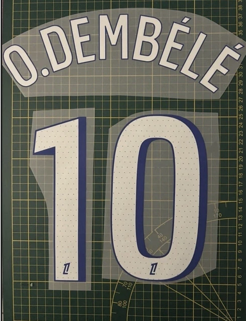 Flocage Dembélé #10 - Maillot Paris 4e Tenue Fourth 2024/2025 - Neuf Sans Boîte